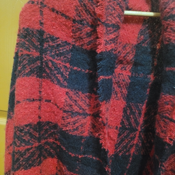 💜 New Plaid Long Bias Scarf - Picture 4 of 5